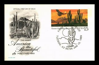 Dr Jim Stamps Us America Desert Fdc Art Craft Postal Card Tucson