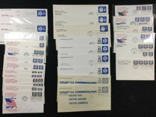 Treasure Coast Tcstamps 29x Official Mail Rate Fdc First Day Issue Covers 398