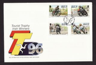 1996 Isle Of Man,  Tt Motorcycle Races,  First Day Cover