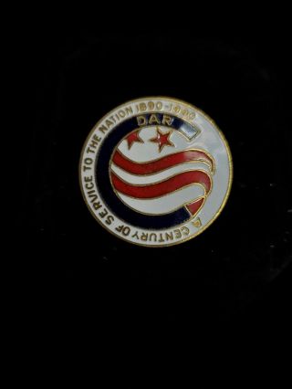 A Century Of Service To The Nation 1890 - 1990 Dar Gold Filled Pin