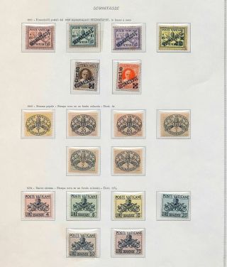 Vatican 1929/60 Segnatasse Express Dues Many Mnh (appx 40) (as 796