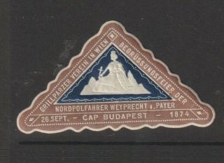 German Poster Stamp Arctic Triangle