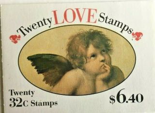 Scott 2949a - Love Cherub - Book Of 20 -.  32 Cents Stamps Mnh
