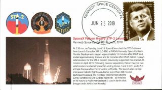 2019 Spacex Falcon Heavy Launch Stp - 2 Mission Kennedy Space Ctr 25 June