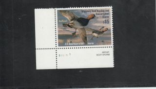 Rw71 Redheads Nh Duck Stamp Cv $25