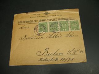 Austria 1917 Cover To Germany 281