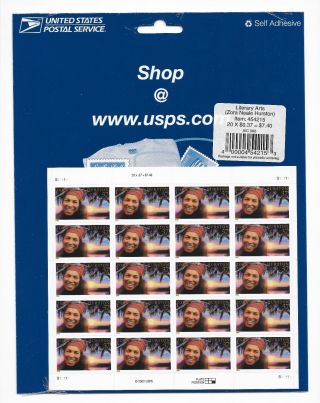 Zora Neale Hurston Us Stamp Sheet 20 X 37c - Sc 3748 -