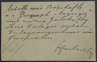 Austria 1911 Postcard sent from Gurahumora to Gotha franked w/ 5 Hel stamp 3