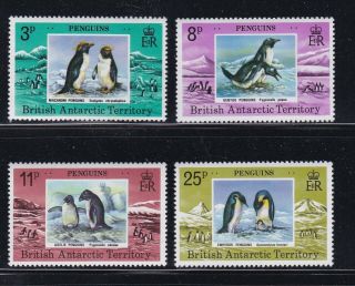 British Antarctic Territory Stamps Sc 72 - 75 Mnh Cv$24