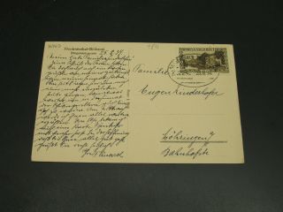 Germany Saargebiet 1934 Tpo 224 Postcard 16460
