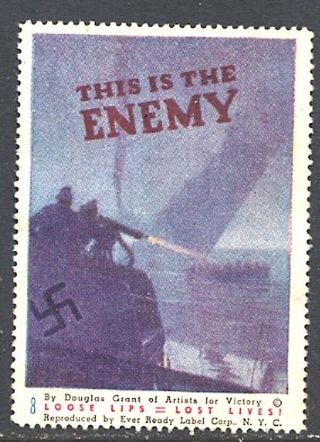 Usa World War Ii Patriotic This Is The Enemy Swastika On U - Boat Submarine