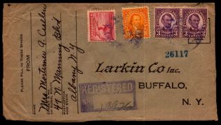 1932 4th Bureau Registered Cover To The Larkin Co Buffalo,  Ny