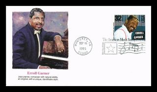 Dr Jim Stamps Us Erroll Garner Jazz Composer Pianist First Day Cover