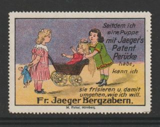 German Poster Stamp Children