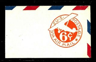 Hick Girl Stamp - U.  S.  Cut Square Envelope Sc Uc4 Orange,  Die 2b Y1135