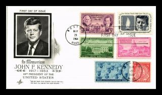 Dr Jim Stamps Us John F Kennedy Combo First Day Cover Art Craft Scott 1246