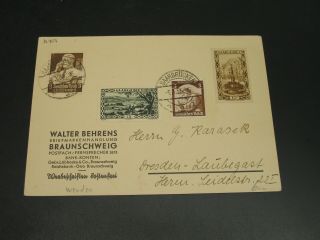 Germany Saargebiet 1935 Postcard 16459