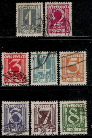 Austria 1925 - 1927 Old Stamps - Numeral Of Value