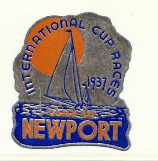 Usa Expo Cinderella 1937 Newport Rhode Island Int Sailboat Races Sailing Ship Nh