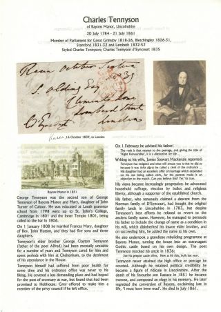 Gb Front 1839 Signed C D 