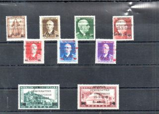 Old Stamps Of Albania 1945 359 - 67 Mnh Rust 65.  - Euro
