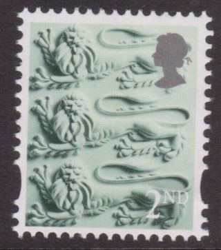 Gb Qeii Mnh Stamp England 2nd Class Three Lion Regional Definitive 2018 Sg En52