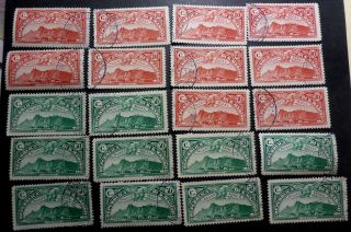 San Marino C1 - 2 (x10) Very Fine Airmail Issue Old Cat.  $100 " E.  Federici.  D "