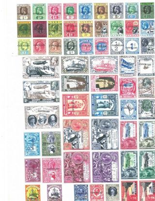 Gerald King Lundy Isle Full Sheet Cancelld Stamps U/mint Lot 174