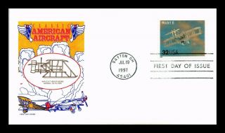 Us Cover Model B Flyer Classic American Aircraft Fdc House Of Farnum Cachet