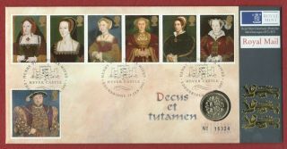 Gb Fd " £1 " Cover.  Henry Viii Postmark - Hever Castle,  Edenbr 28/1/97 Ref Cc180