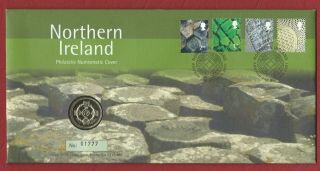 Gb Fd " £1 " Cover.  " Northern Ireland " Postmark - Armagh Ni 2/10/01.  Ref Cc167