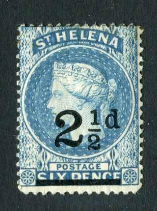 St Helena 1884 Qv.  2 1/2d Ultramarine.  Mng.  Sg 40.