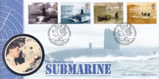 Gb 2001 Submarines Set Of 4 On Benham Official Fdc