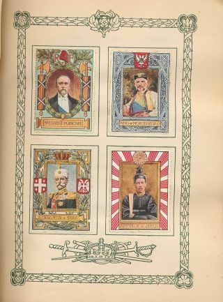 Lord Roberts Memorial Poster Military Stamps in Old Album Complete (Appx 145) AD03 3