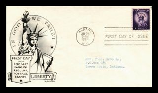 Dr Jim Stamps Us 3c Statue Of Liberty Aristocrats First Day Cover