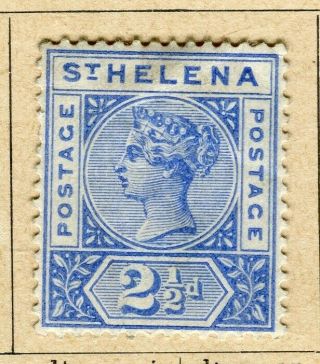 St.  Helena; 1890 Early Classic Qv Issue Hinged 2.  5d.  Value