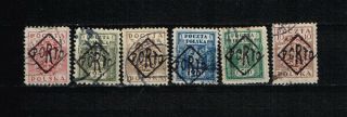 Poland Local Stamps Overprint Porto Town Myślenice Typ 96