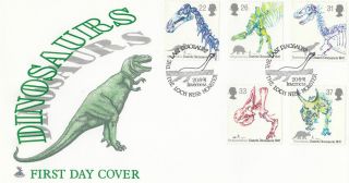 (09797) Gb Mercury Fdc Dinosaurs Loch Ness Monster 1991