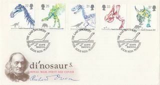(09830) Gb Fdc Dinosaurs Loch Ness Monster 1991