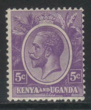 - Kenya,  Uganda & Tanganyika 1922 - 1927 Msca Sg77a Mh