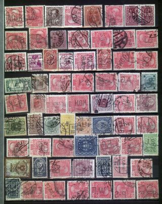 Austria Old Perfins Selection B190922