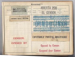 Ww1 Wwi Censor & Other Military Labels - Various Countries