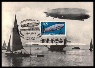 Germany Mk Aviation Aircraft Airship Zeppelin Do X Maximum Card Mc Cm M567