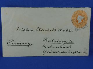 India Old Cover 1898 To Germany (n3/67)