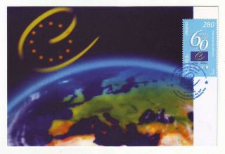 2009 60th Anniversary Of Council Of Europe Armenia Europa Maxi Card Rare