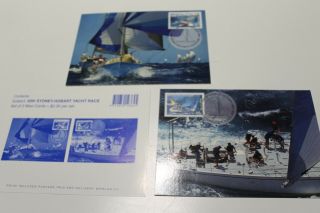 1994 Sydney To Hobart Stamp Maxi Card Set Of 2 Stamp Cards