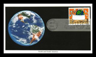 Dr Jim Stamps Us North South America Kids Care Earth First Day Cover