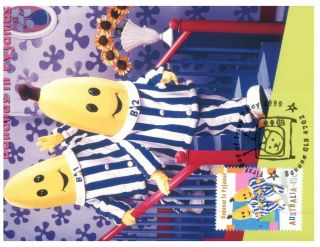 (124) Australia Maxicard - B 1 & B 2 (bananas In Pyjamas)