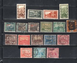 Germany Saargebiet Saar Stamps Canceled & Hinged Lot 1021