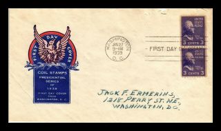Dr Jim Stamps Us 3c Thomas Jefferson Presidential Series Fdc Cover